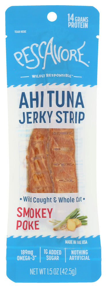 Pescavore: Smokey Poke Jerky, 1.5 Oz