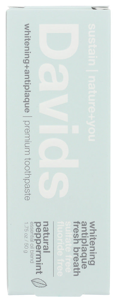 Davids: Toothpaste Peppermnt Tria, 1.75 Oz