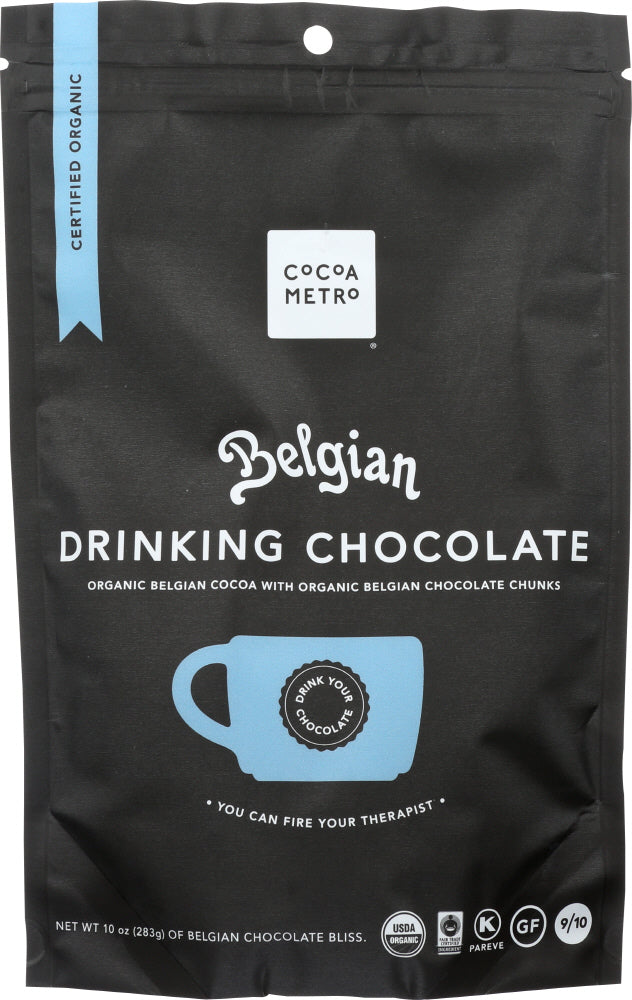 Cocoa Metro: Belgian Drinking Chocolate Mix, 10 Oz