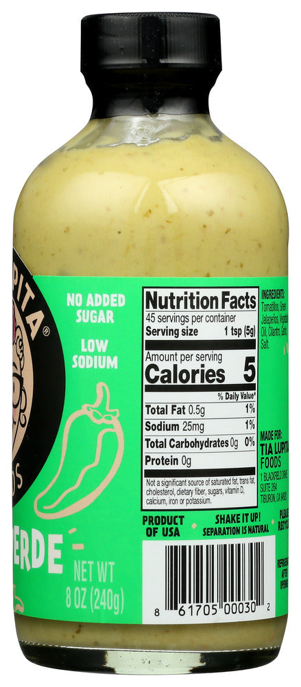 Tia Lupita Foods: Sauce Salsa Verde, 8 Oz