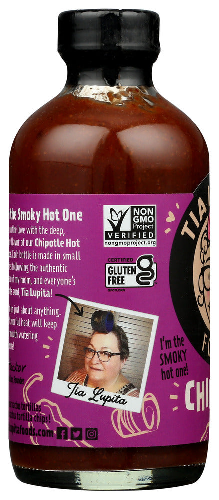 Tia Lupita Foods: Sauce Hot Chipotle, 8 Oz