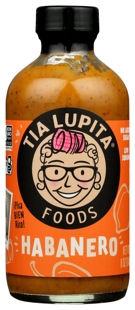 Tia Lupita Foods: Sauce Hot Habanero, 8 Oz