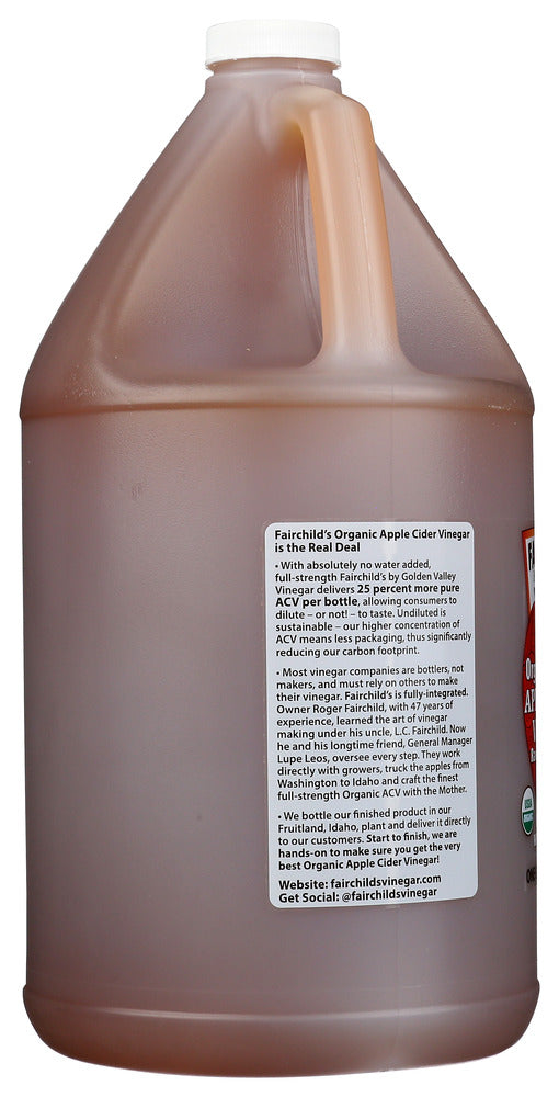 Fairchilds: Vinegar Applie Cider Org, 1 Ga