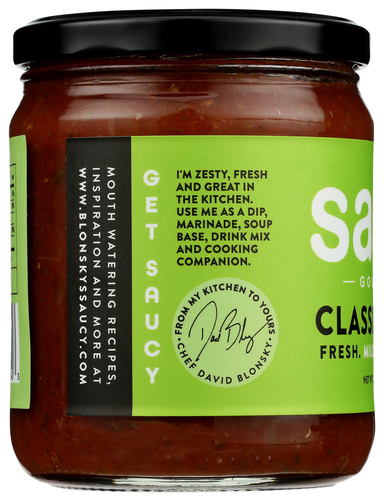 Saucy Gourmet: Classic Salsa, 15.5 Oz