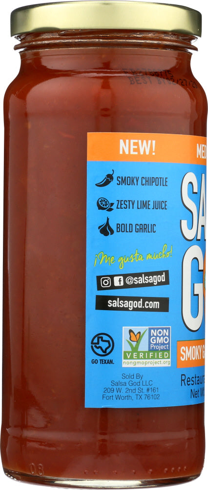 Salsa God: Smoky Garlic Chipotle, 16 Oz