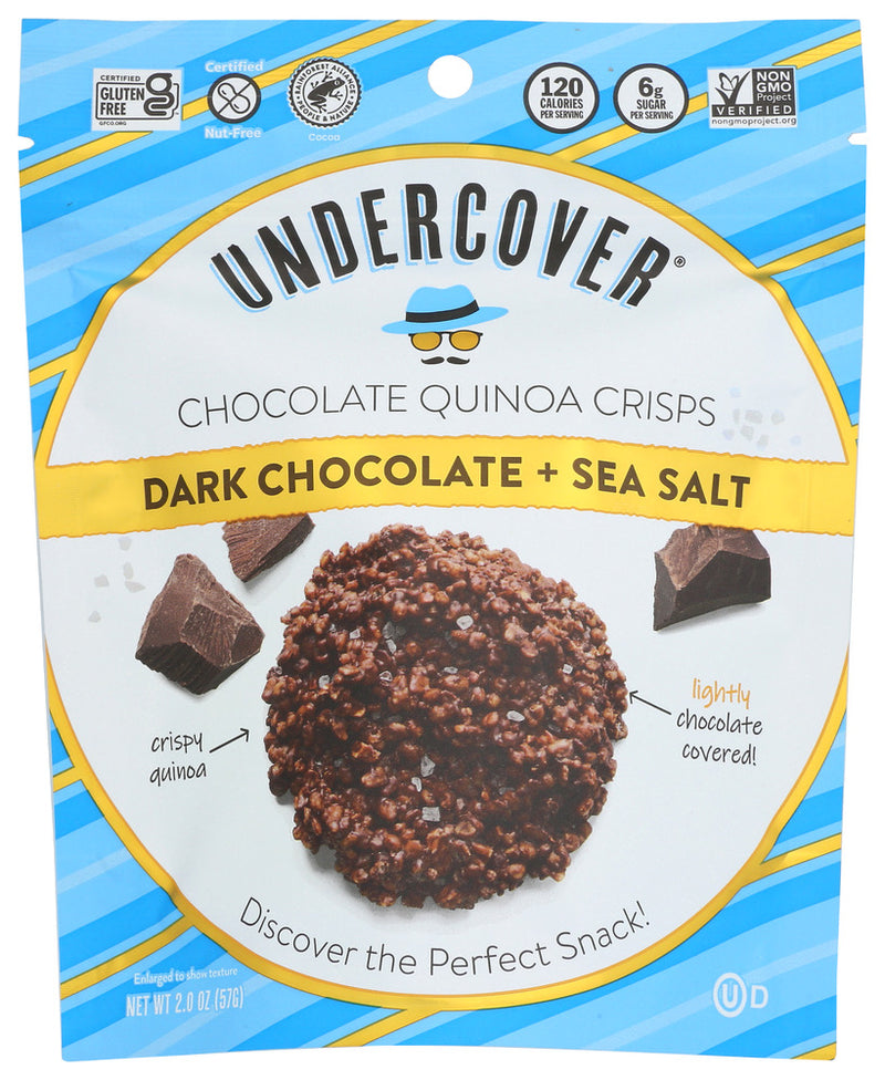 Undercover Quinoa: Bites Quinoa Drk Chc Sslt, 2 Oz