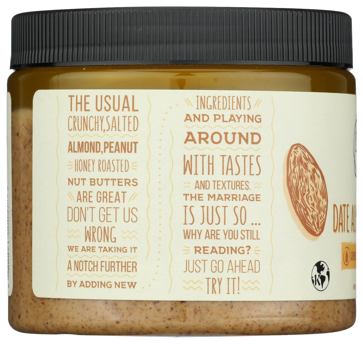 Debbys: Date Almond Butter, 16 Oz