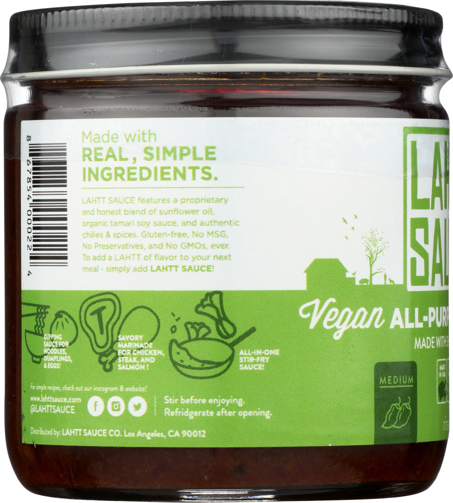 Lahtt Sauce: Vegan All Purpose Chili Oil Sauce, 7.75 Oz