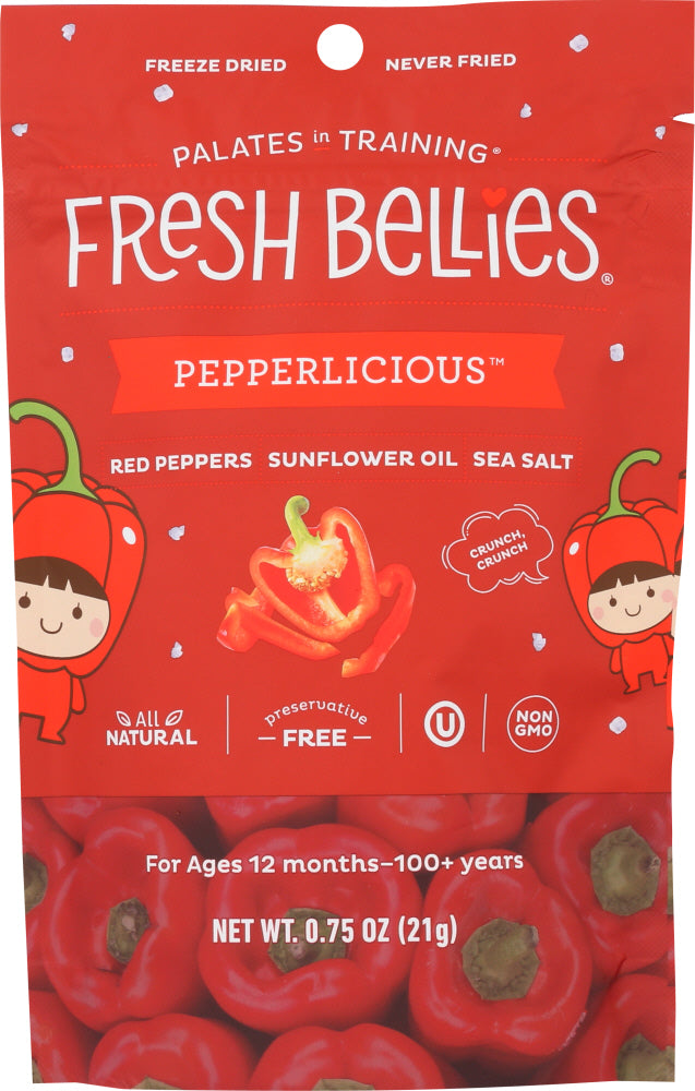 Fresh Bellies: Snack Toddlr Pepprlicious, 0.75 Oz