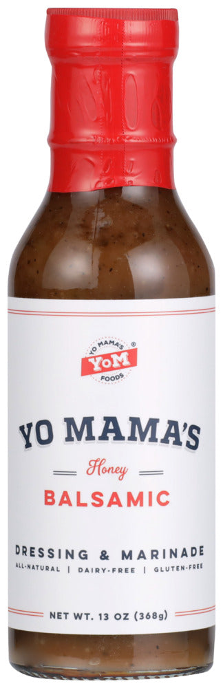 Yo Mamas Foods: Honey Balsamic Dressing And Marinade, 13 Oz