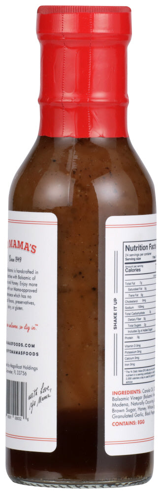 Yo Mamas Foods: Honey Balsamic Dressing And Marinade, 13 Oz