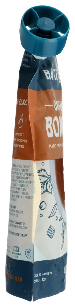 Bare Bones: Broth Bone Trky Org, 16 Oz