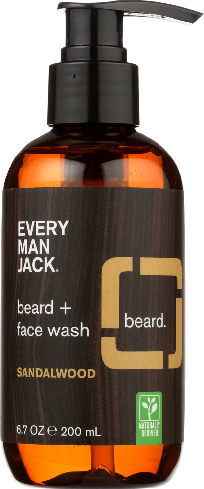 Every Man Jack: Sandalwood Beard Face Wash, 6.7 Oz