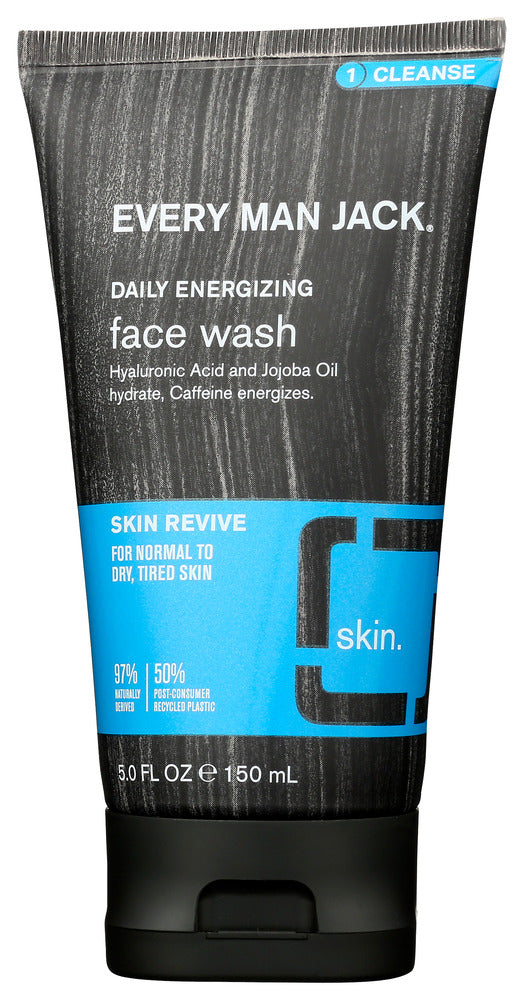 Every Man Jack: Daily Energizing Face Wash, 5 Fo