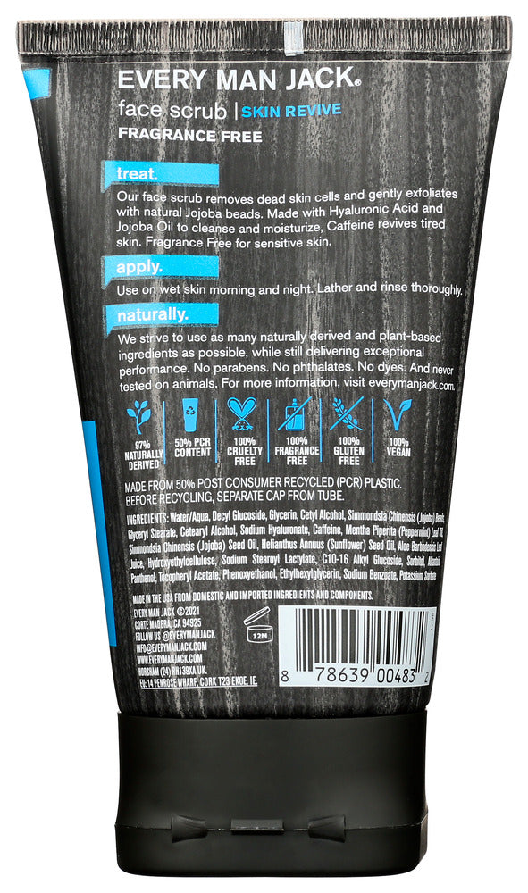 Every Man Jack: Gentle Exfoliating Face Scrub, 4.2 Fo