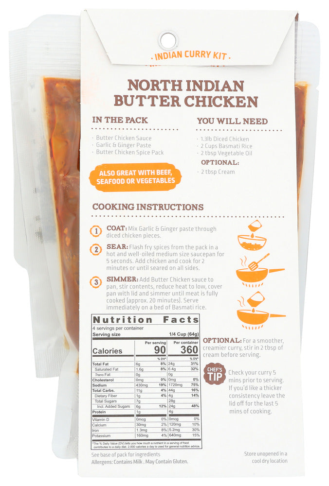 Street Kitchen: North Indian Butter Chicken Scratch Kit, 9 Oz