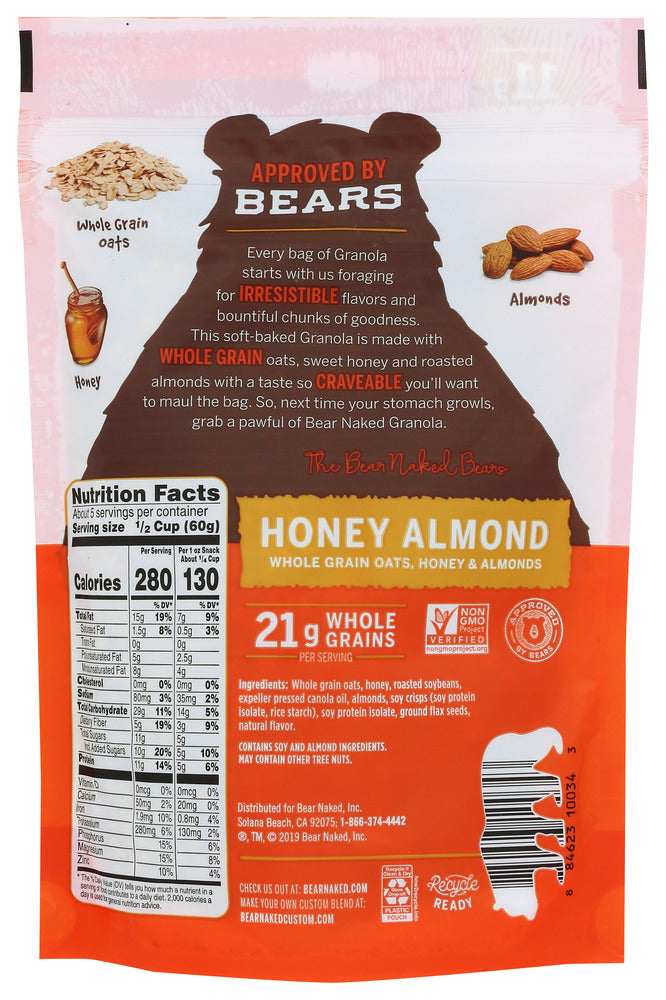 Bear Naked: Honey Almond Granola, 12 Oz