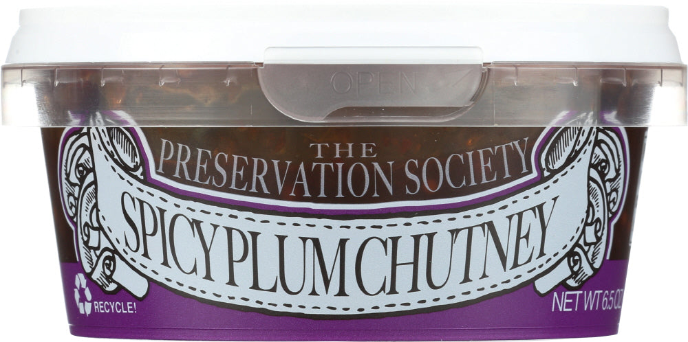 The Preservation Society: Spicy Plum Chutney, 6.5 Oz