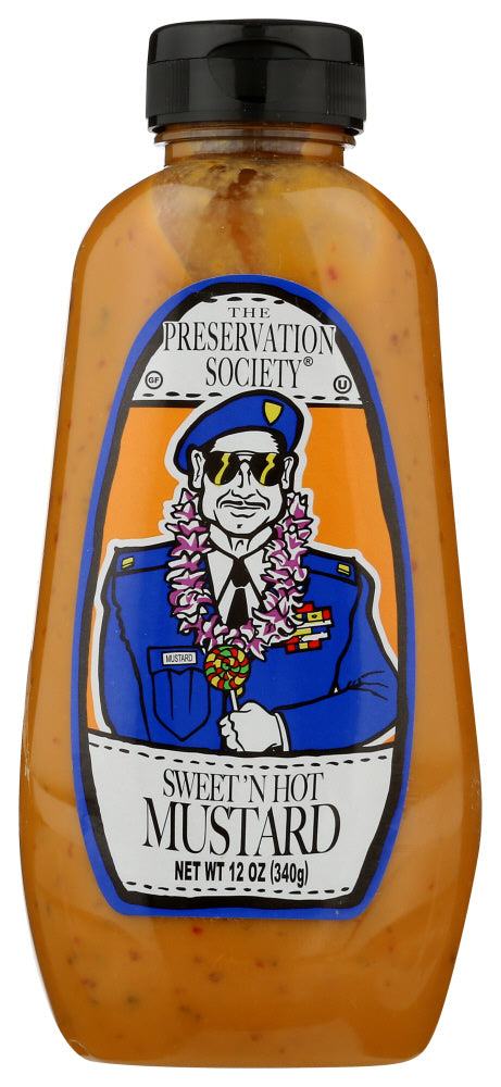 The Preservation Society: Mustard Sweet N Hot, 12 Oz