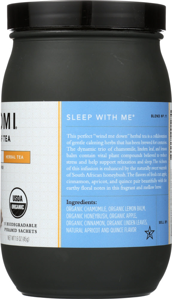 Paromi Tea: Organic Sleep With Me Herbal Tea Caffeine Free, 15 Bg