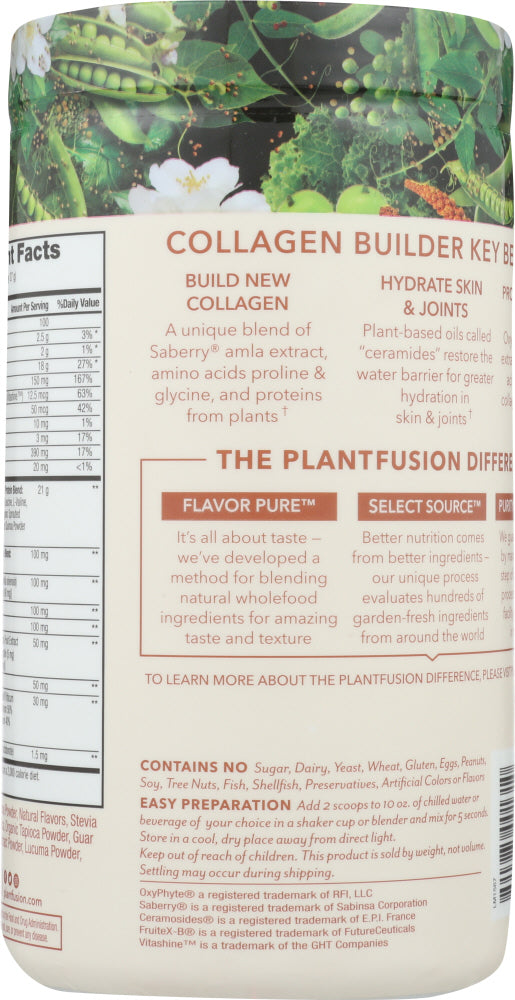 Plantfusion: Collagen Chocolate Buildr, 11.42 Oz