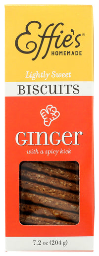 Effies Homemade: Ginger With A Spicy Kick Biscuits, 7.2 Oz