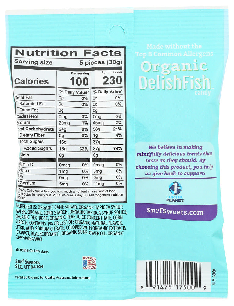 Surf Sweets: Organic Delishfish, 2.75 Oz