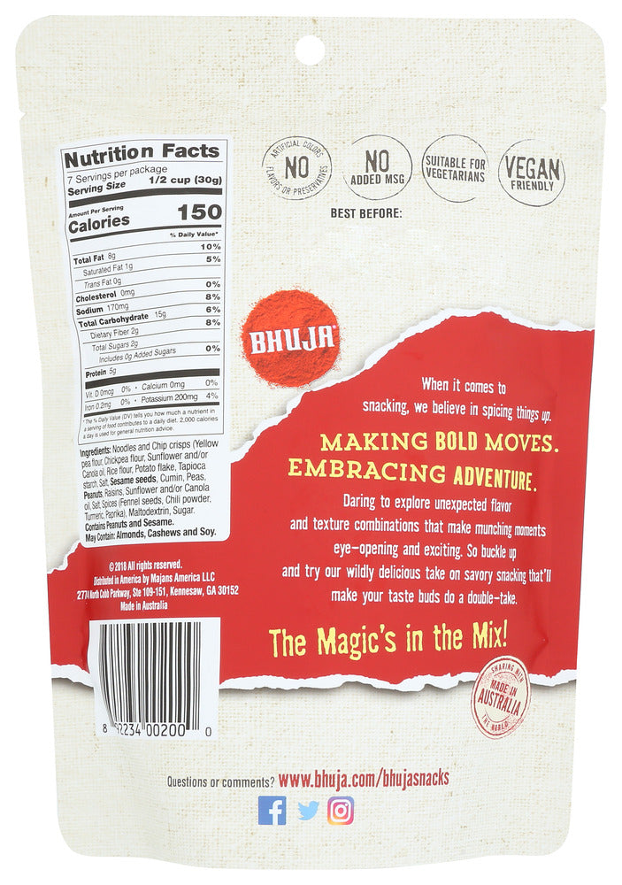 Bhuja: Snack Mix Original, 7 Oz