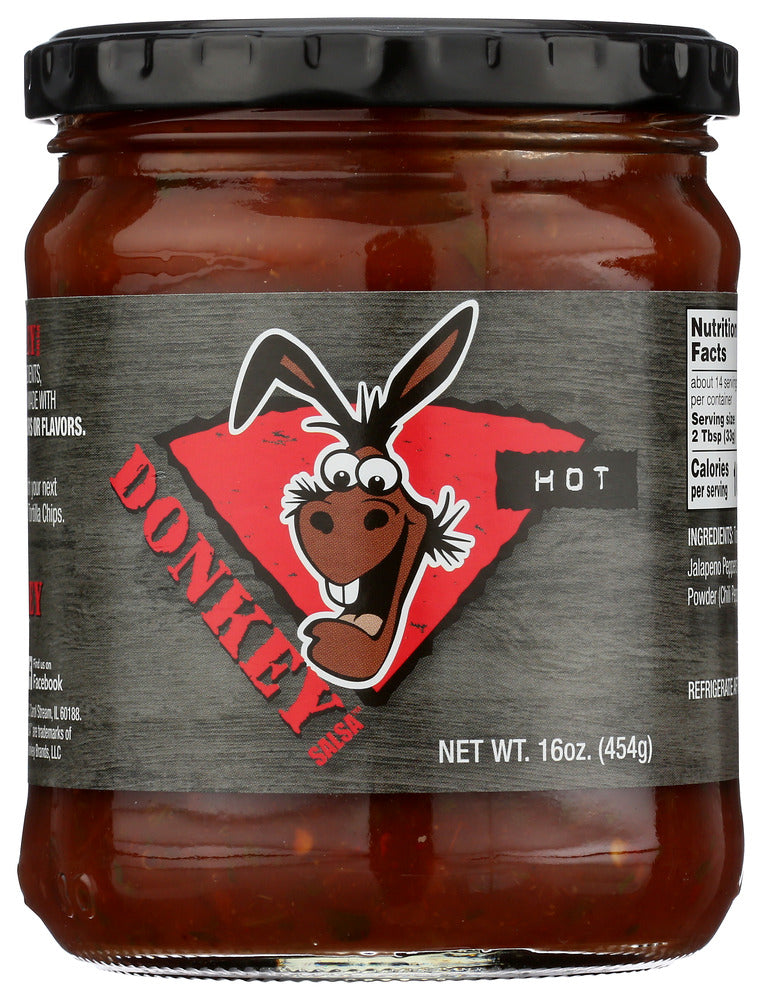 Donkey Chip: Hot Salsa, 16 Oz