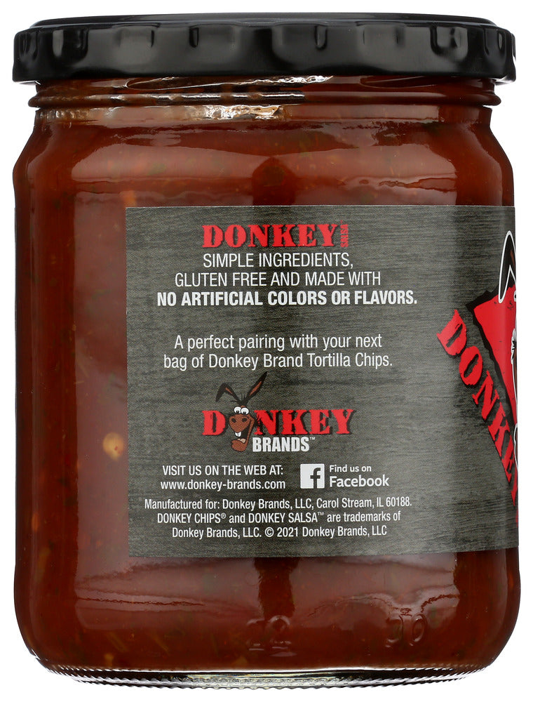 Donkey Chip: Hot Salsa, 16 Oz