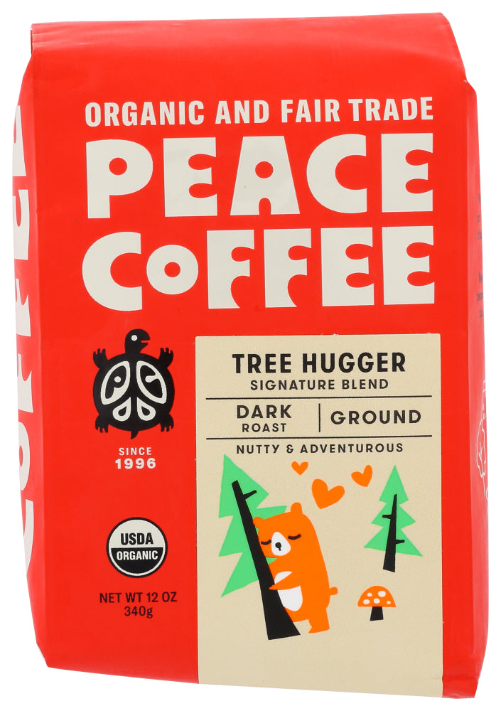 Peace Coffee: Coffee Grnd Treehugger, 12 Oz