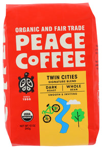 Peace Coffee: Coffee Whlbn Twin Cities, 12 Oz