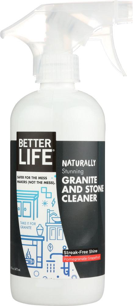 Better Life: Granite And Stone Cleaner Pomegranate And Grapefruit, 16 Oz