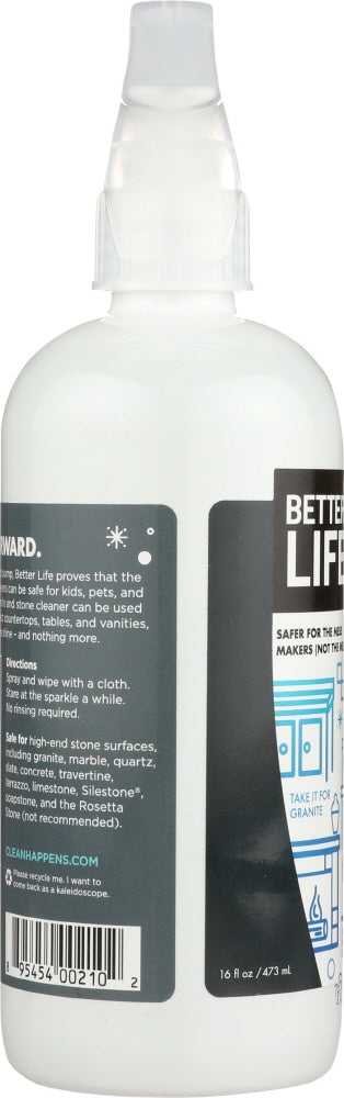 Better Life: Granite And Stone Cleaner Pomegranate And Grapefruit, 16 Oz