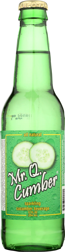 Mr Q Cumber: Sparkling Cucumber Beverage, 12 Oz