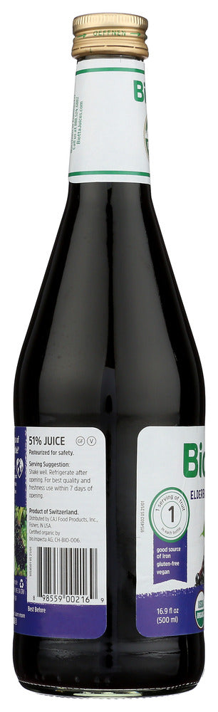 Biotta: Elderberry Juice, 16.9 Oz