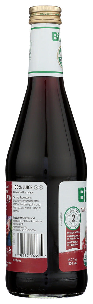 Biotta: Tart Cherry Juice, 16.9 Oz