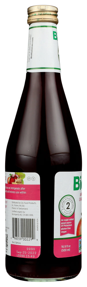 Biotta: Juice Apple Beet Gngr Org, 16.9 Oz