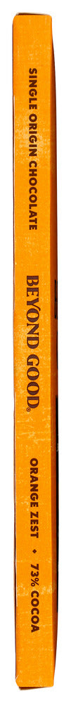 Beyond Good: Bar Choc Orange Zest, 2.64 Oz