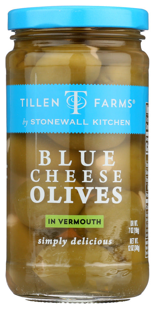 Tillen Farms: Olives Blue Cheese, 12 Oz