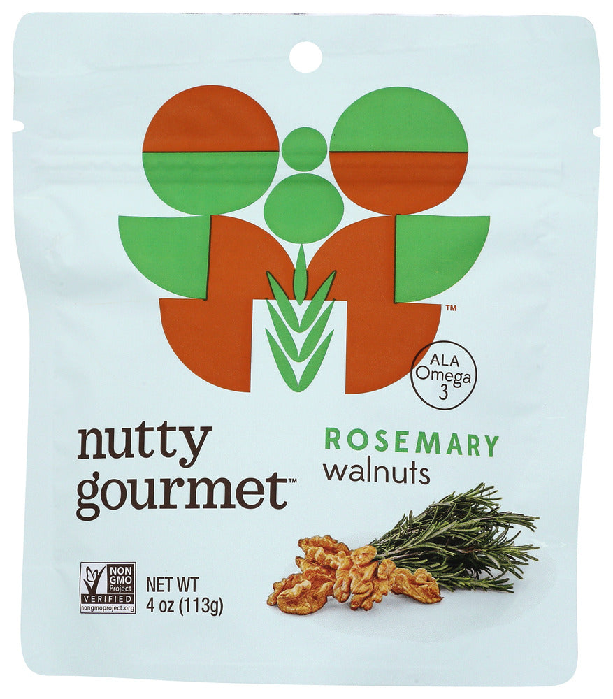 The Nutty Gourmet: Rosemary Walnuts, 4 Oz