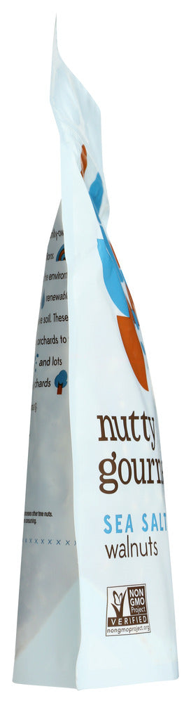 The Nutty Gourmet: Nut Walnut Sea Salt, 8 Oz