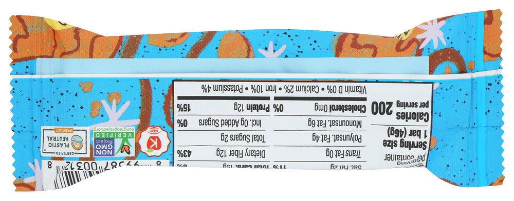 Raw Rev: Crunchy Peanut Butter Sea Salt Bar, 1.6 Oz