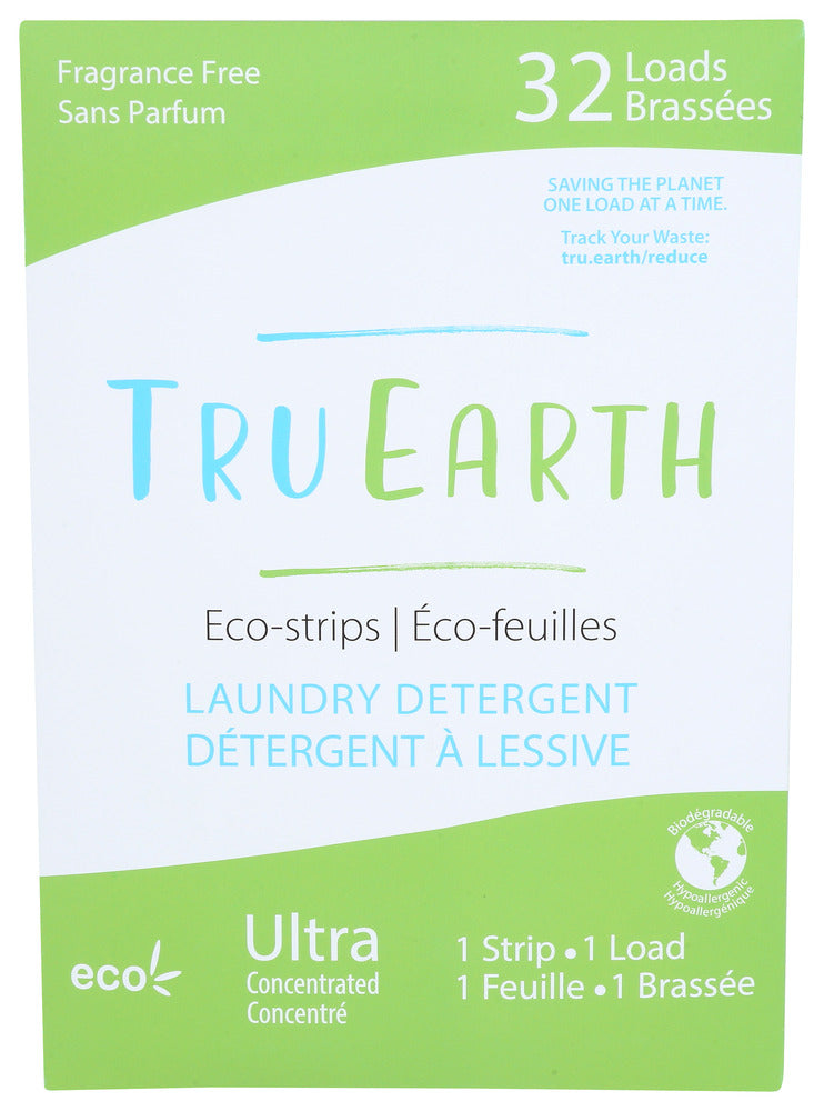 Tru Earth: Laundry Detergent Fragrance Free, 32 Ea