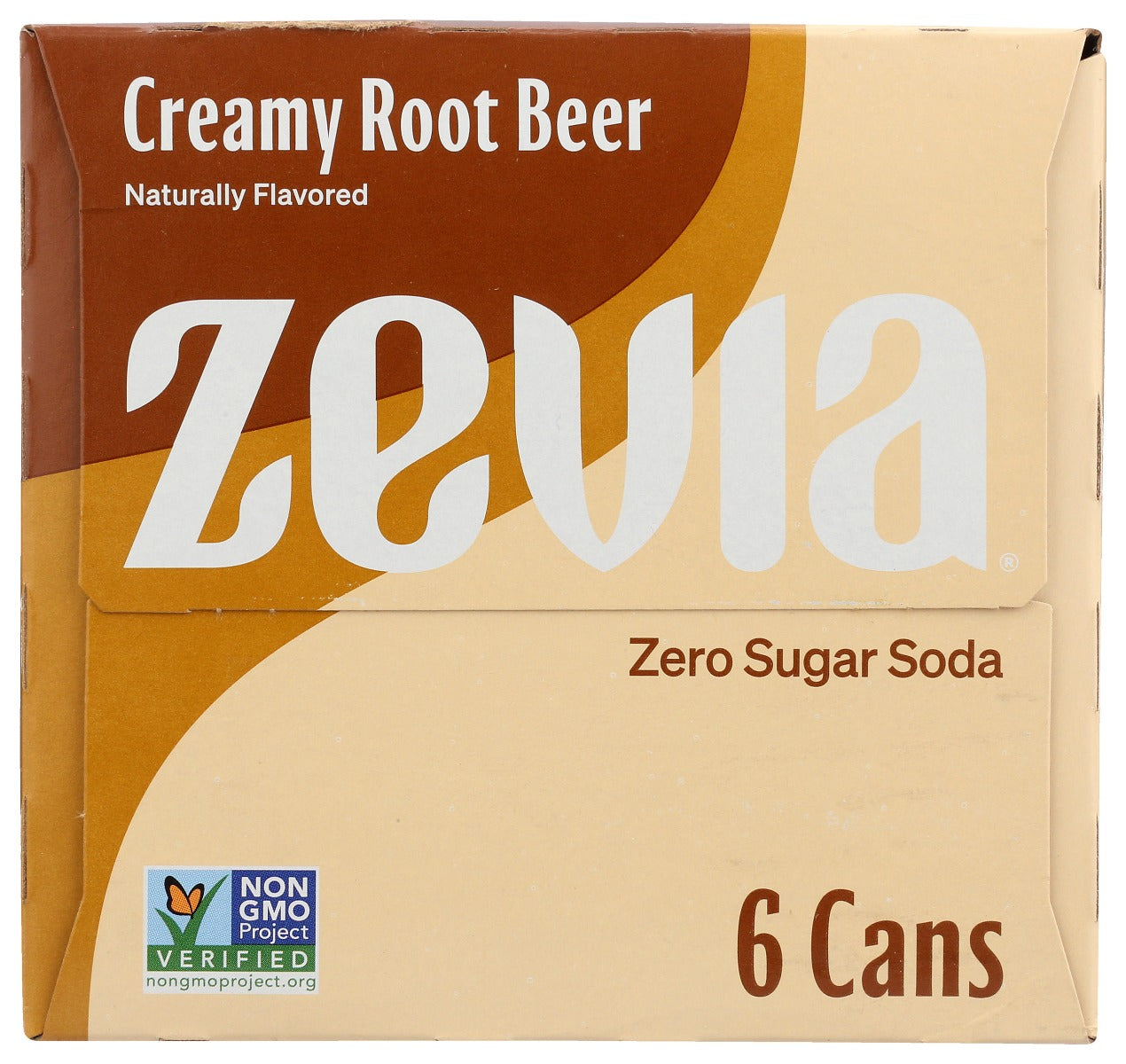 Zevia: Soda Zero Crmy Rt Br 6Pk, 12 Fo