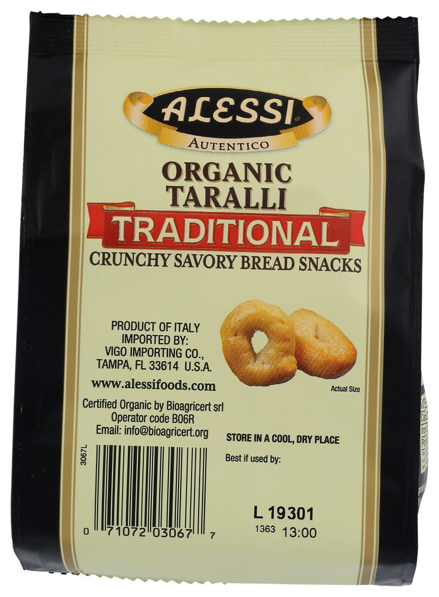 Alessi: Italian Organic Taralli Traditional, 7 Oz