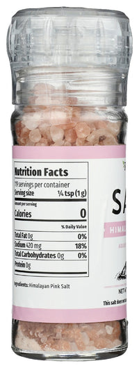 Riega: Himalayan Pink Salt Grinder, 4.2 Oz