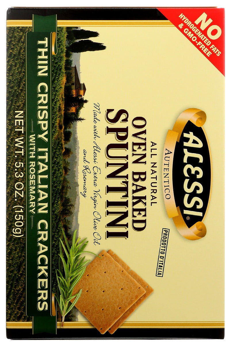 Alessi: Spuntini Italian Rosemary Crackers, 5.3 Oz