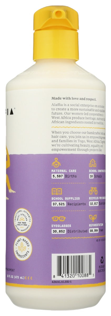 Alaffia: Kids Conditioner Detangler Lemon Lavender, 16 Fo