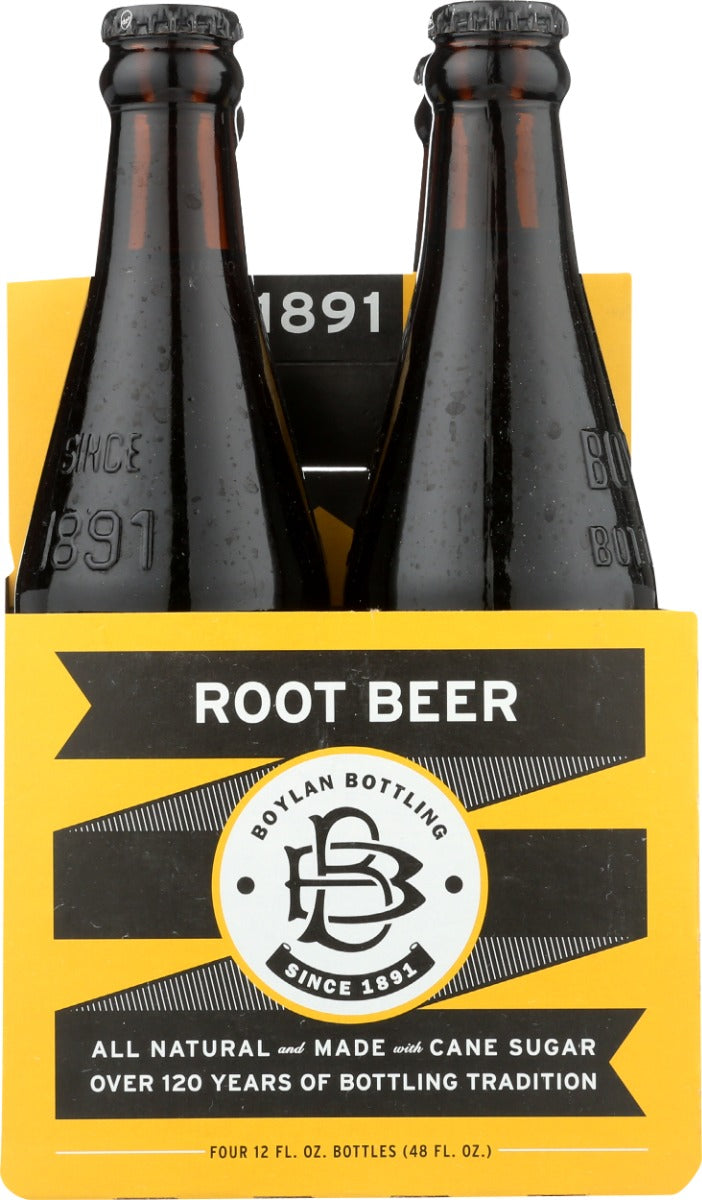 Boylan: Root Beer Soda 4 Count, 48 Fo